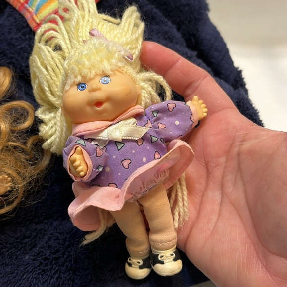 Vintage Mattel Cabbage Patch Kids 5” Plush Mini Dolls - Picture 5 of 11
